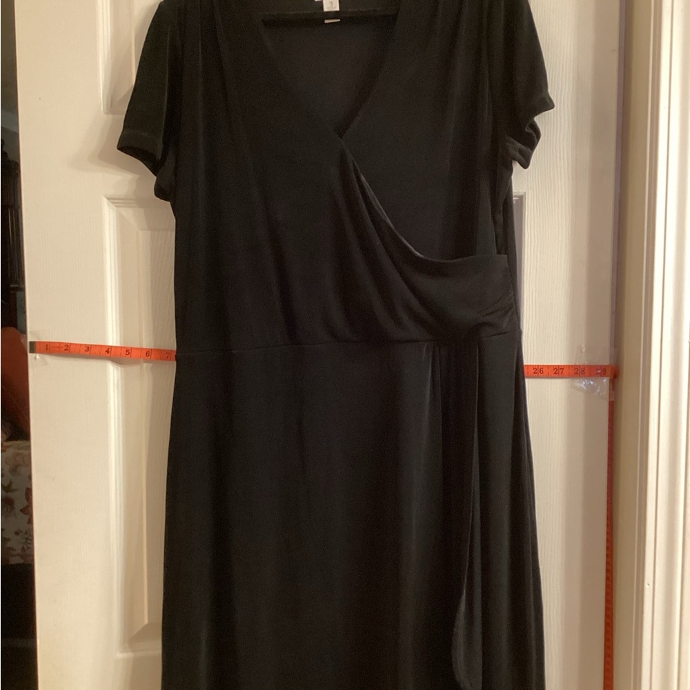Chico's Classic Black Midi Dress